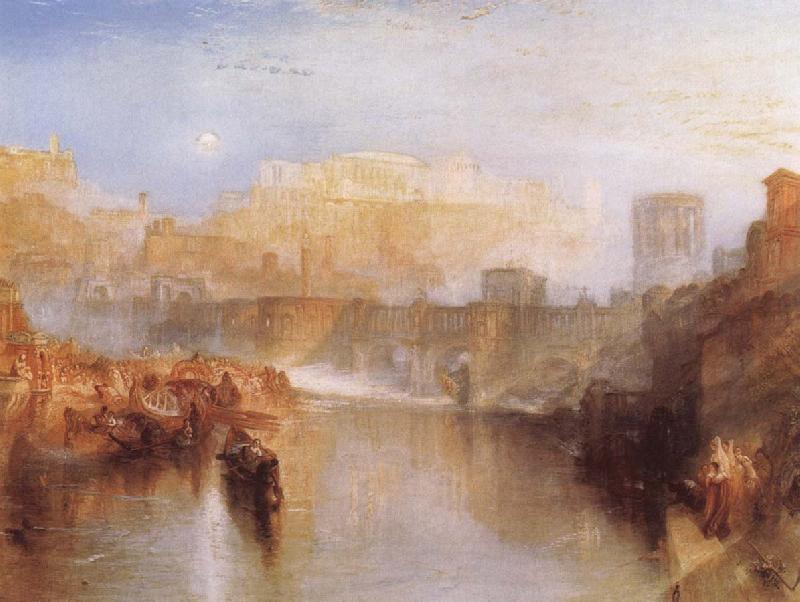 J.M.W. Turner Agrippina landing with the Ashes of Germanicus Sweden oil painting art